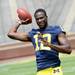 Michigan quarterback Devin Gardner throws the ball during media day at Michigan Stadium on Sunday, August 11, 2013. Melanie Maxwell | AnnArbor.com